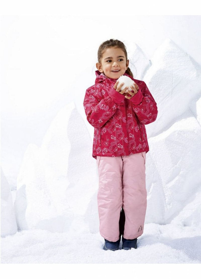 Малиновая зимняя лыжная куртка Lupilu