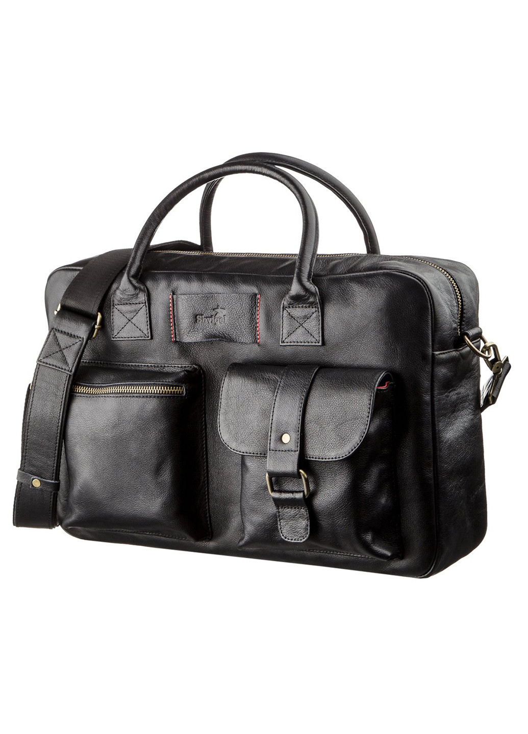 Чоловіча шкіряна сумка 40х26х10 см Shvigel (229460750)