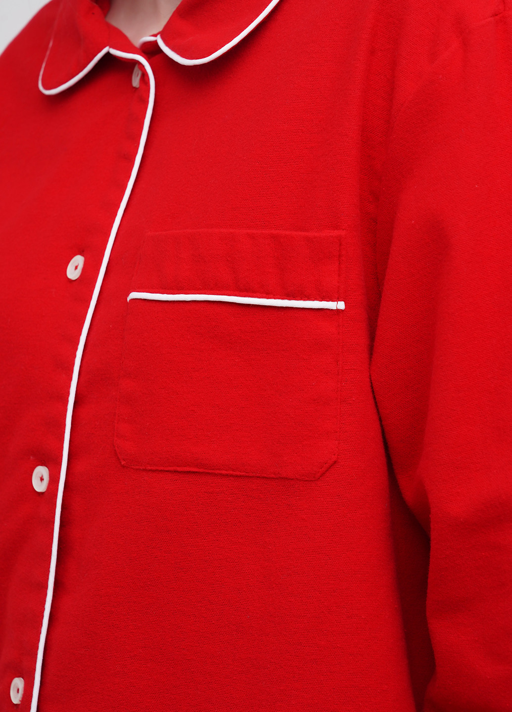 Красная всесезон пижама рубашка + брюки MOONS