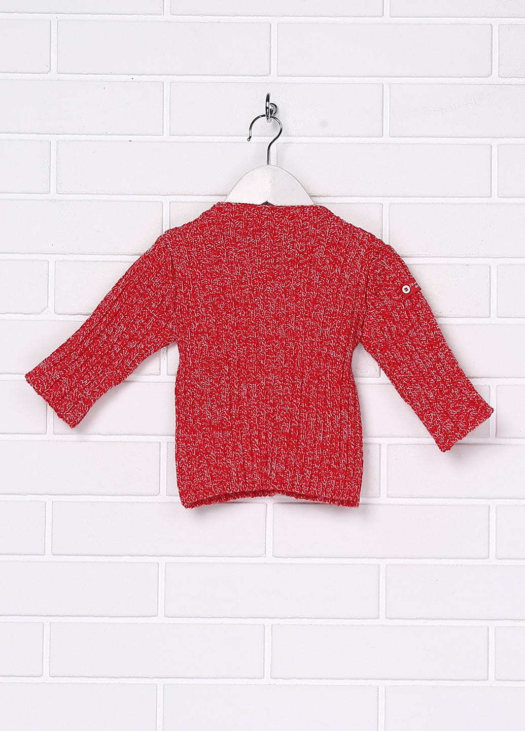 Красный демисезонный свитер Petit Bateau