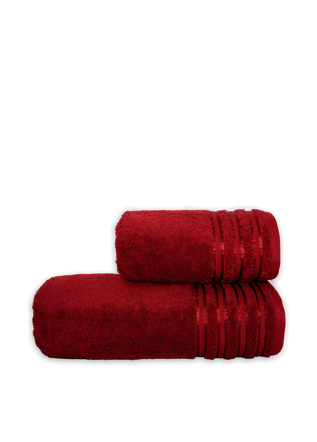 Vip Hotel Collection полотенце, 76х142 см однотонный бордовый производство - Турция