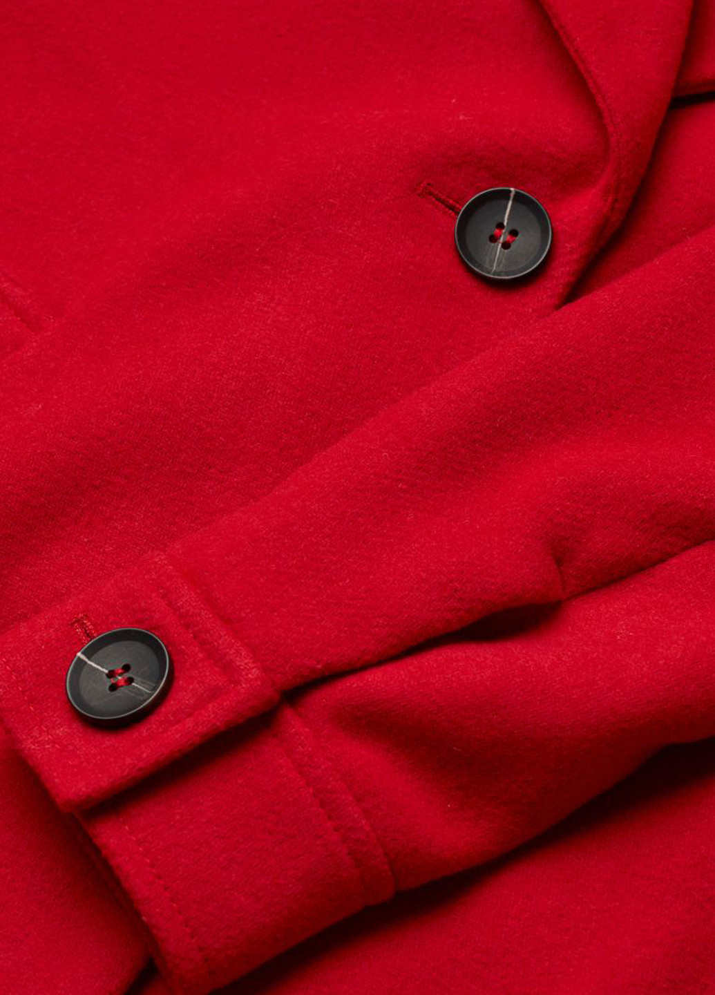 Красное демисезонное Пальто однобортное H&M