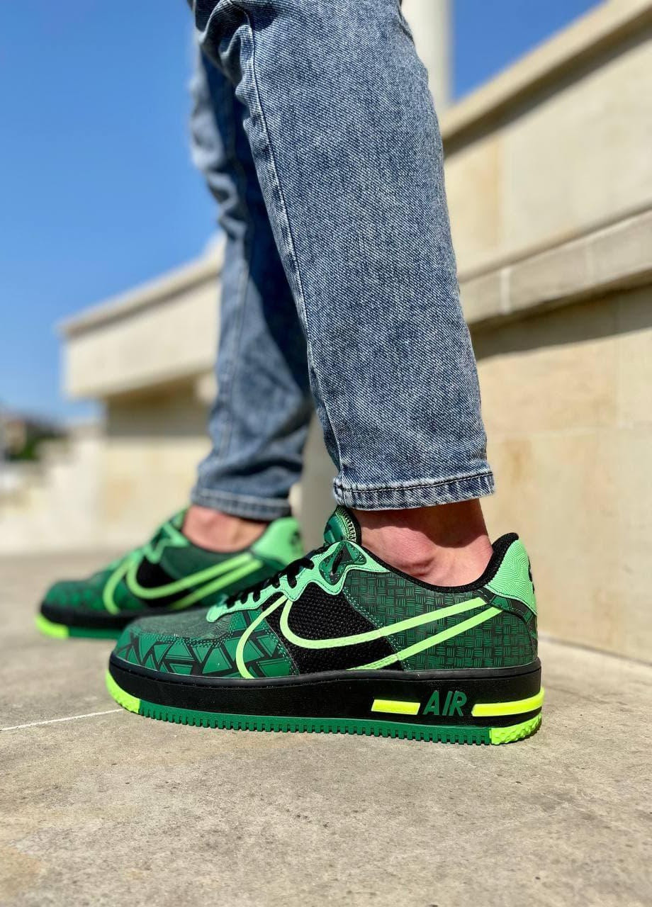 No Brand Copy Nike Air Force 1 React Green 253465518