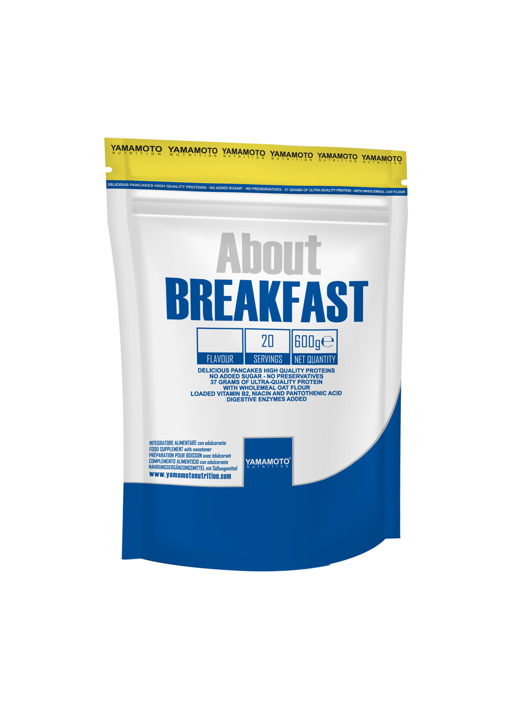 Овсянка для спортсменов About Breakfast - 600g Vanilla ] Yamamoto Nutrition (240485933)
