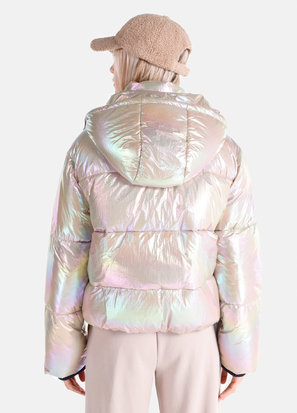 Пудрова зимня куртка Colin's