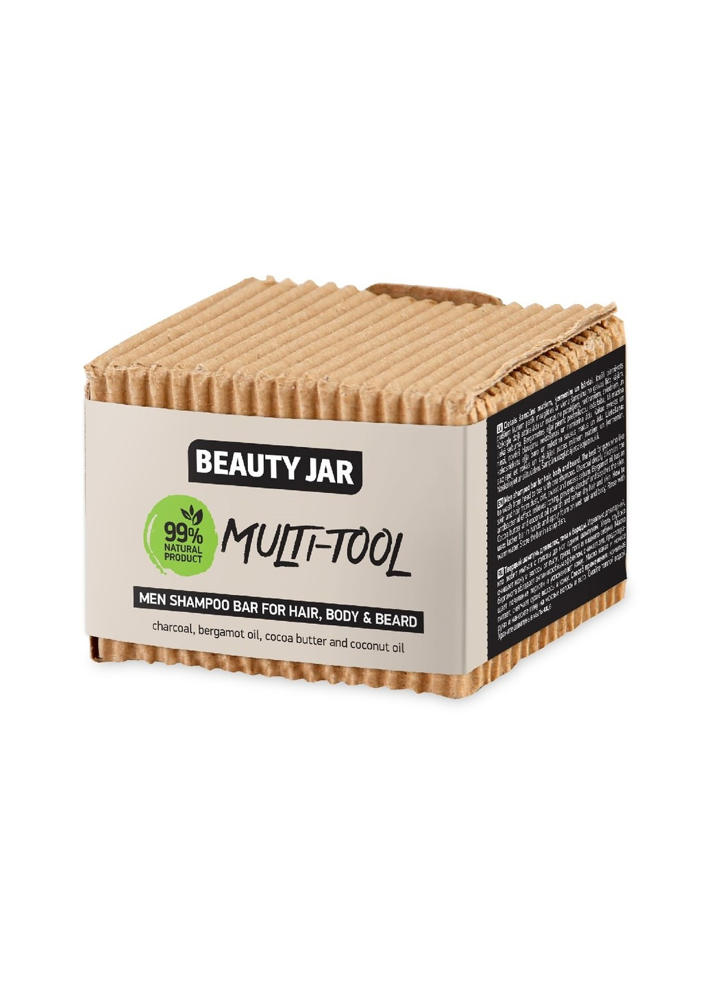 Шампунь чоловічий для волосся, тіла та бороди MultiTool 60 г Beauty Jar (254404168)