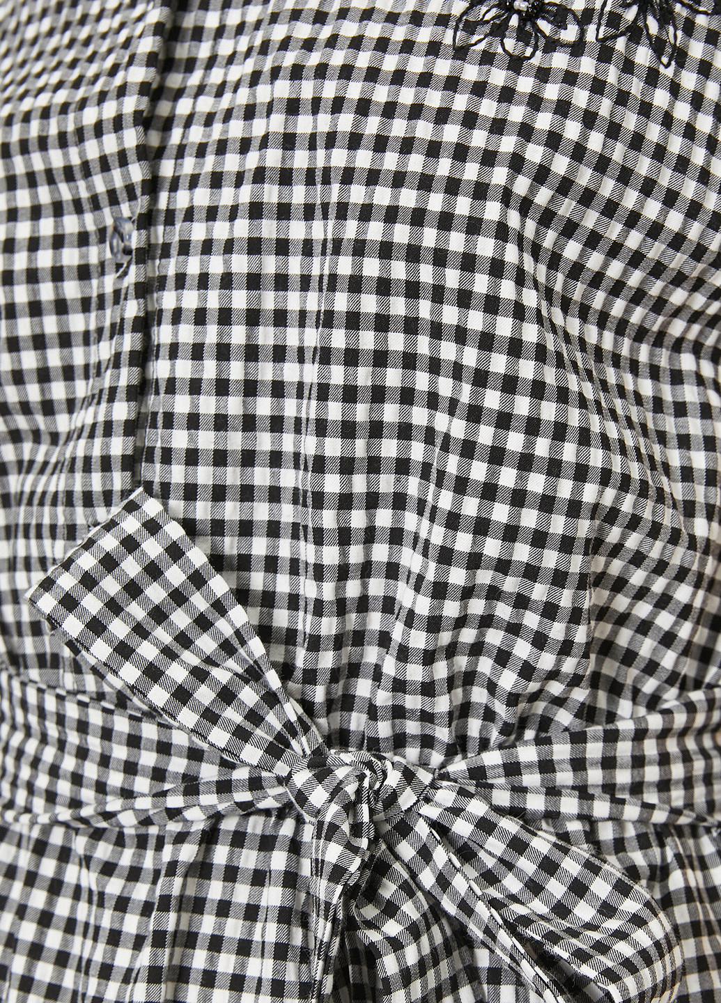 Чорно-білий кежуал сукня сорочка KOTON в клітинку