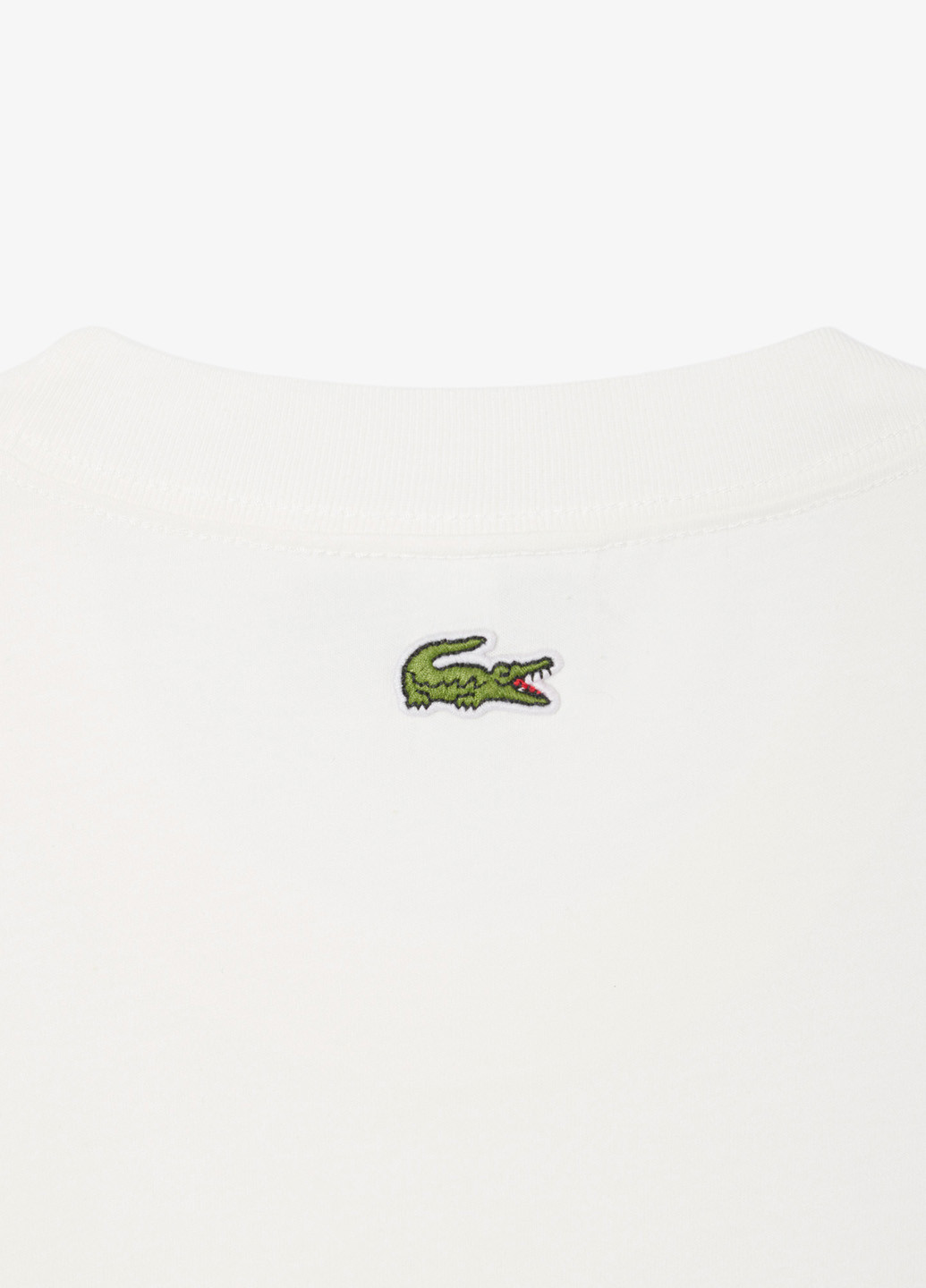 Белая футболка Lacoste