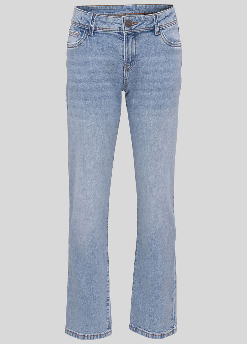 Голубые демисезонные буткат фит джинсы C&A