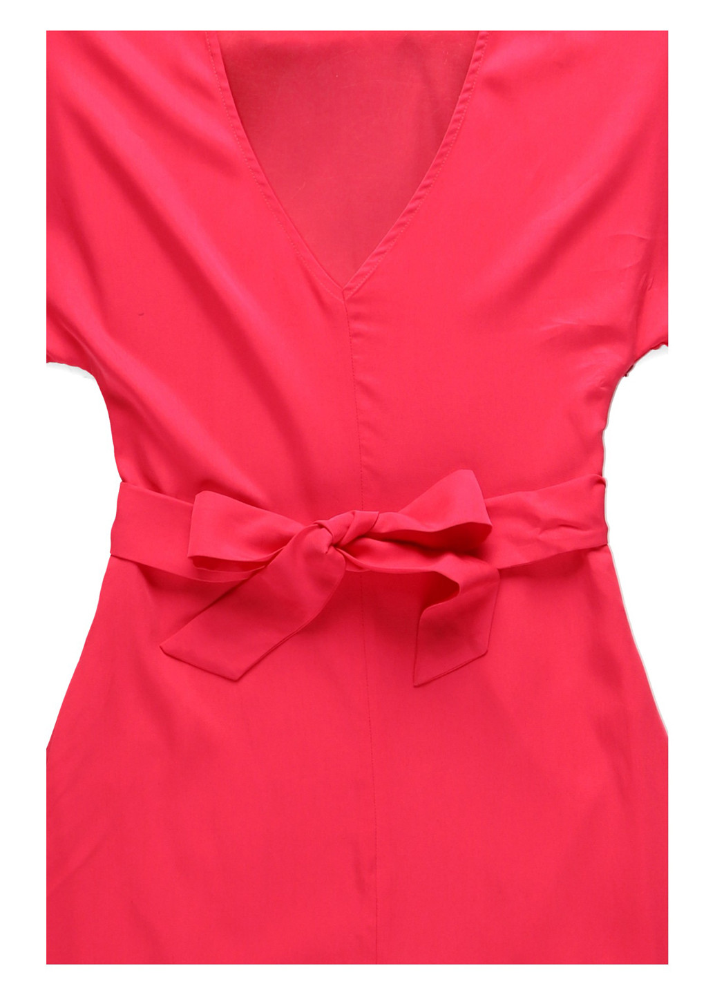 Розовое кэжуал платье а-силуэт MINT&BERRY однотонное