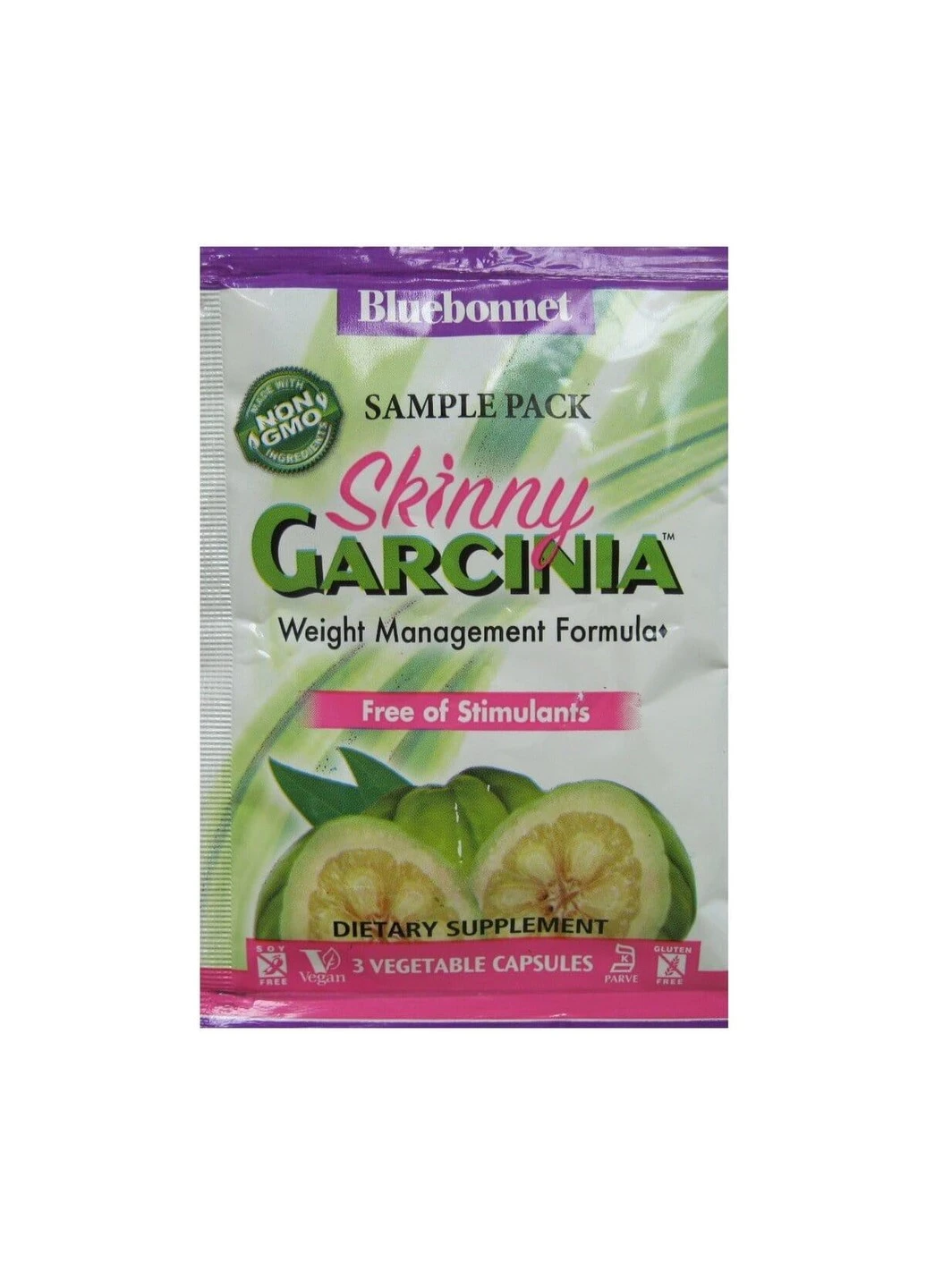 Гарциния, Формула управления Весом,, Skinny Garcinia, 3 вегетарианских капсул Bluebonnet Nutrition (255410472)