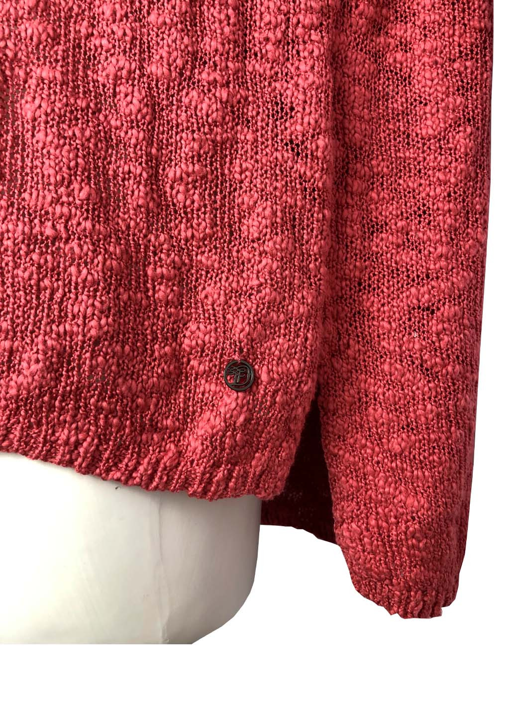 Коралловый летний светр пуловер Tom Tailor