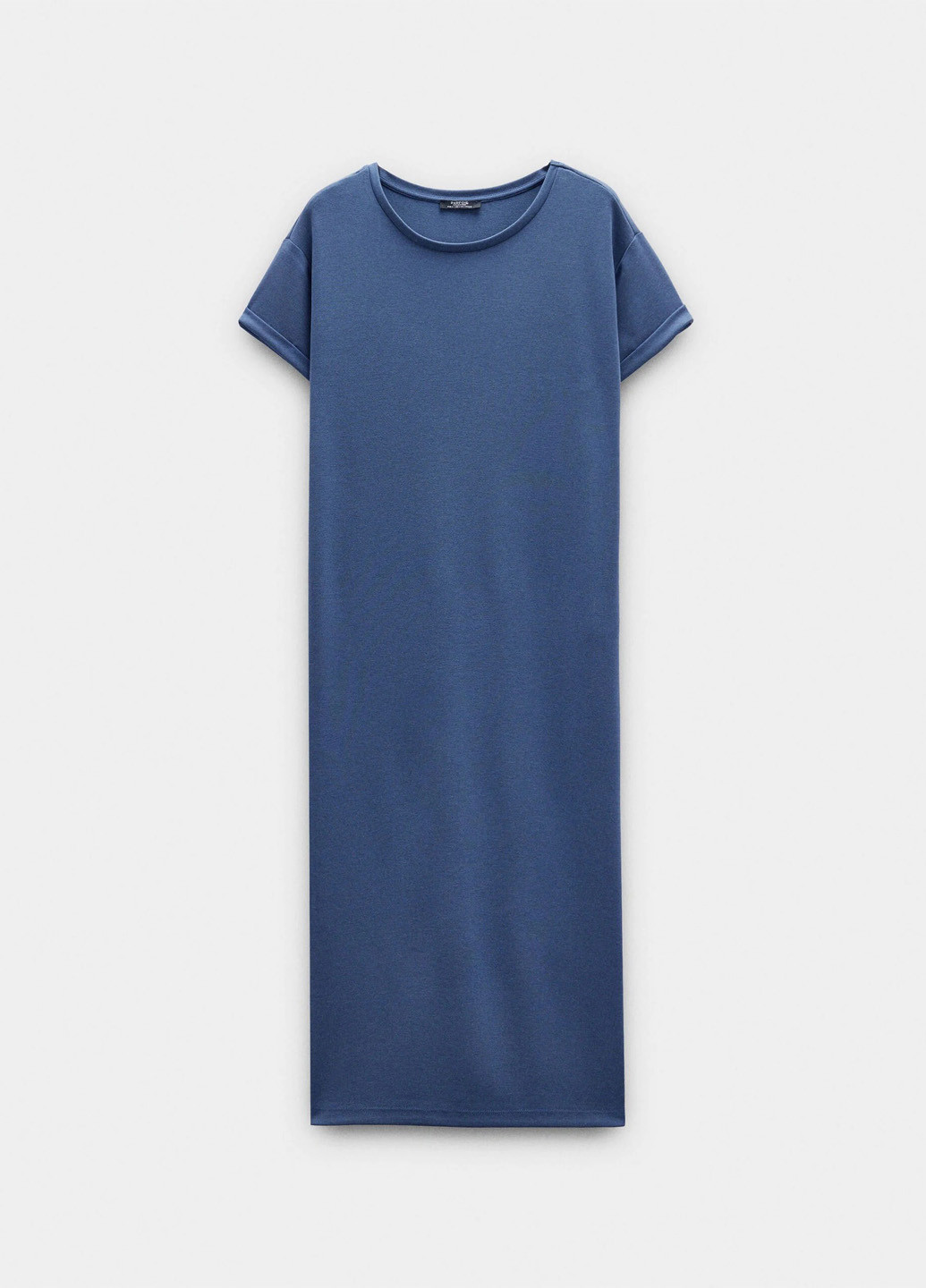 Синее кэжуал платье платье-футболка Parfois однотонное