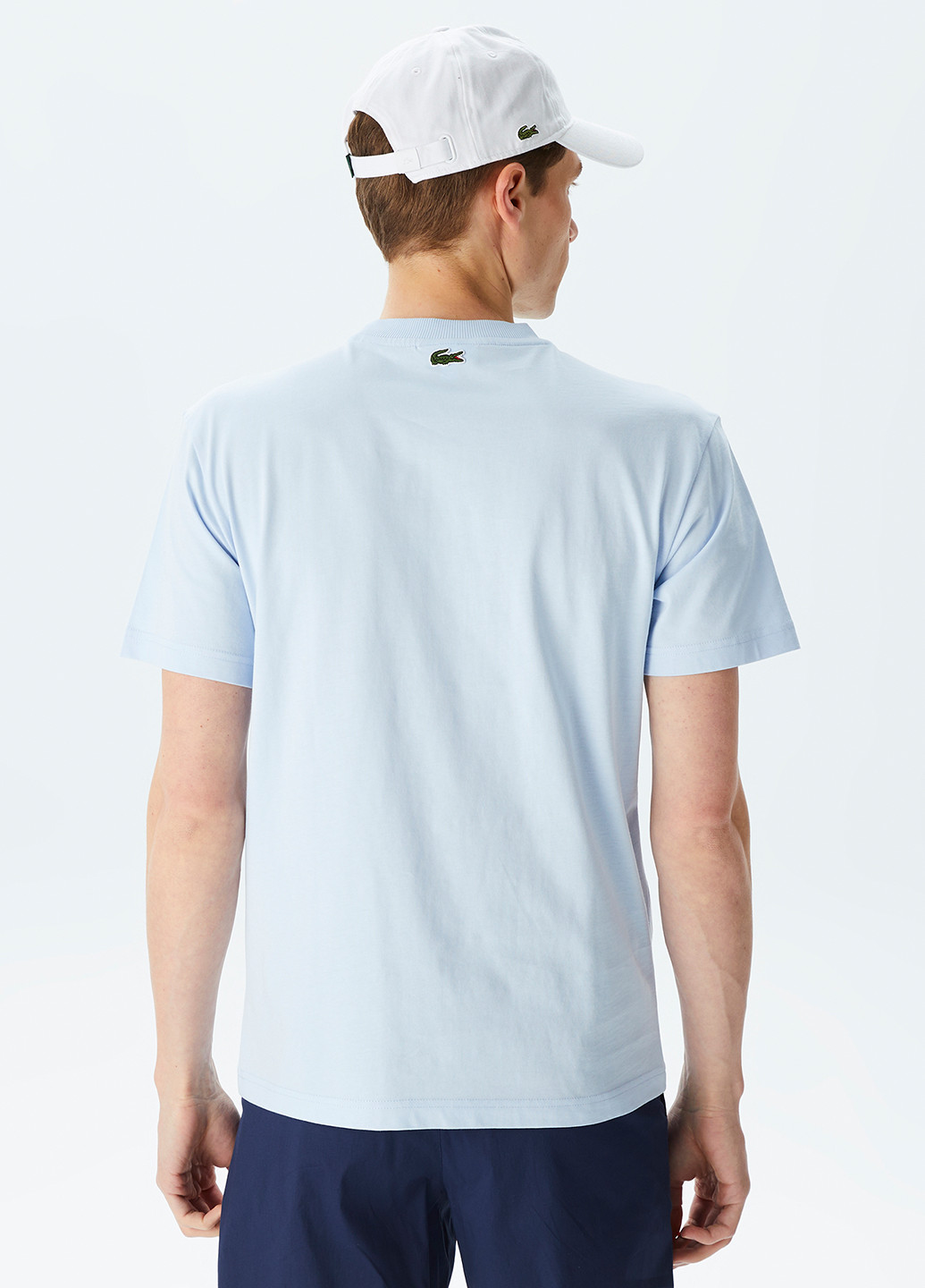 Світло-блакитна футболка Lacoste