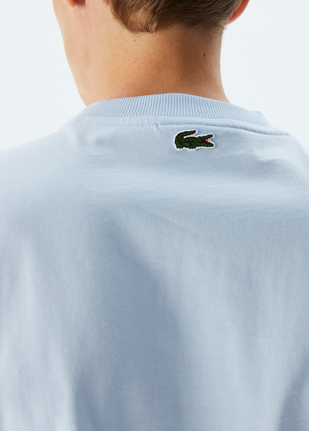 Світло-блакитна футболка Lacoste