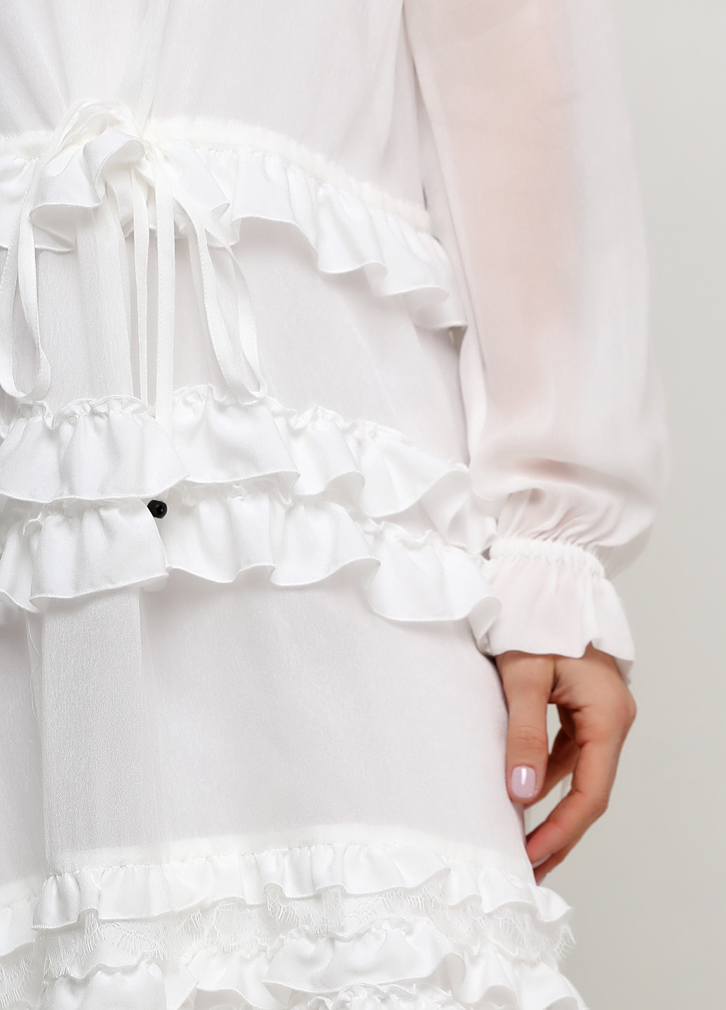 Білий кежуал сукня а-силует Twin-Set однотонна