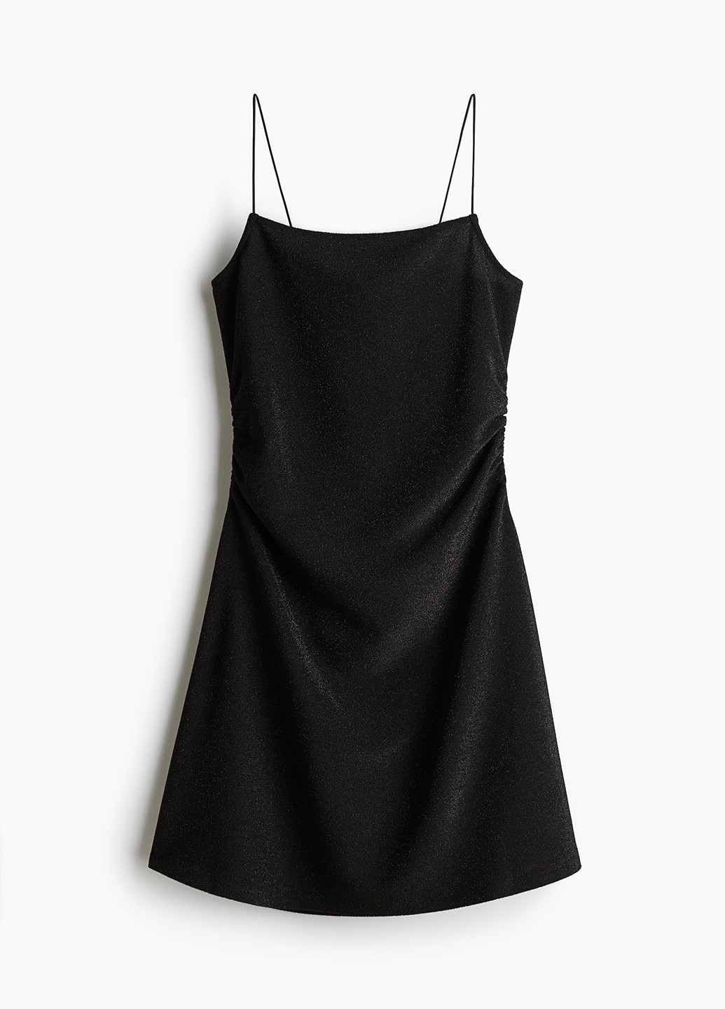 Чорна кежуал сукня сукня-комбінація H&M однотонна