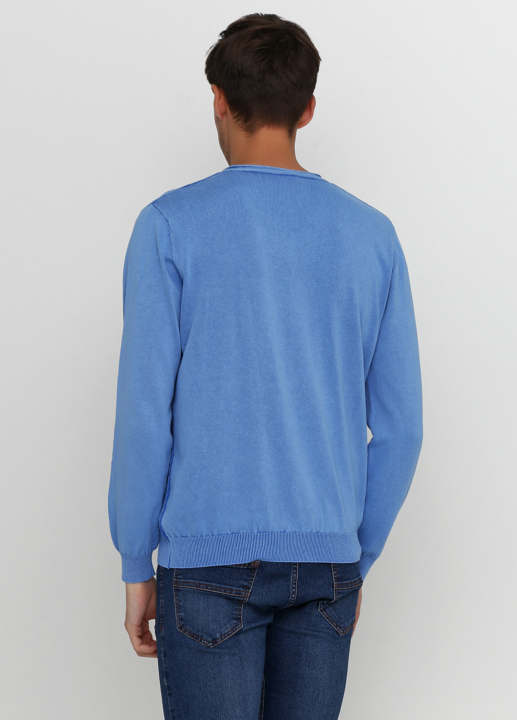 Голубой демисезонный пуловер пуловер Cashmere Company
