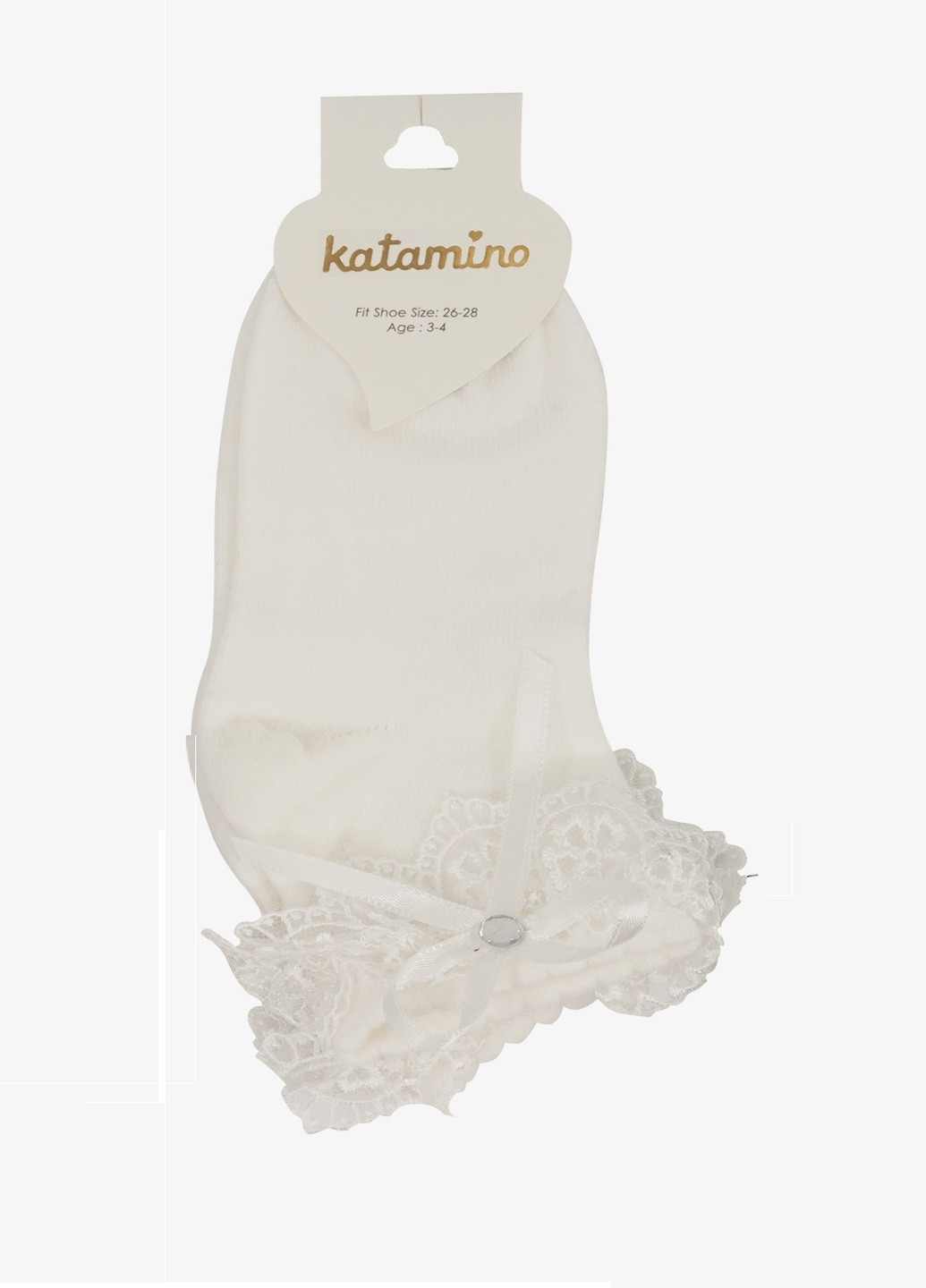 Шкарпетки для дівчат (котон),, 3-4, cream Katamino k22120 (218983303)
