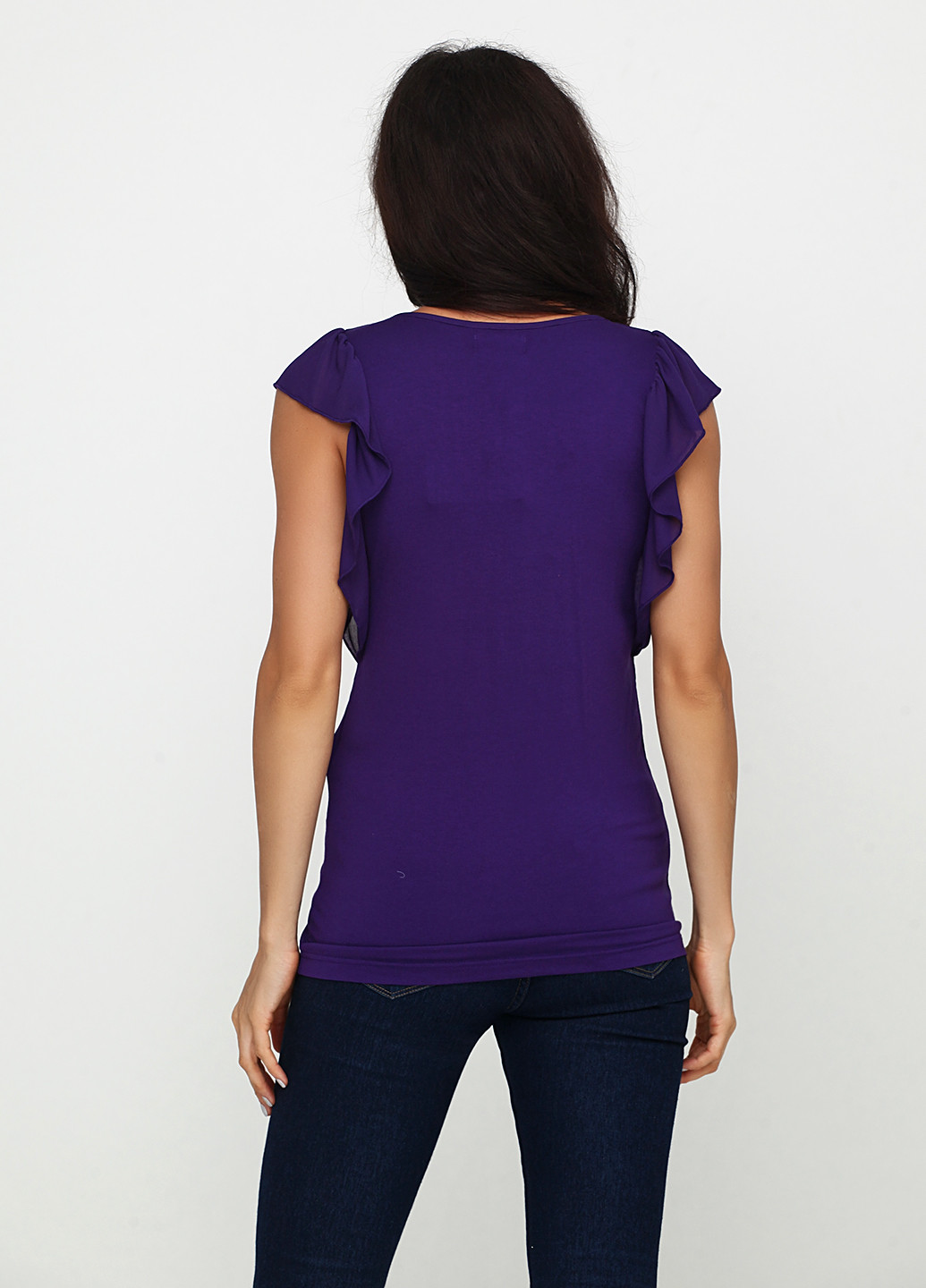 Фиолетовая летняя футболка Zalando
