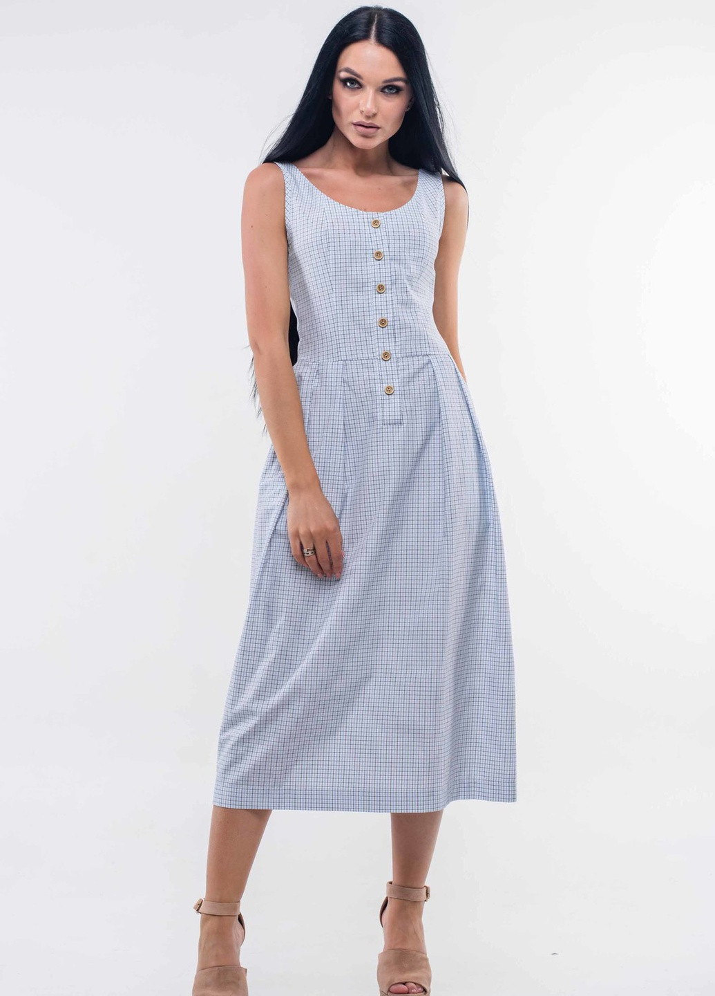 Летний женский сарафан торри сф 13.2-51/19 белый Ри Мари однотонный