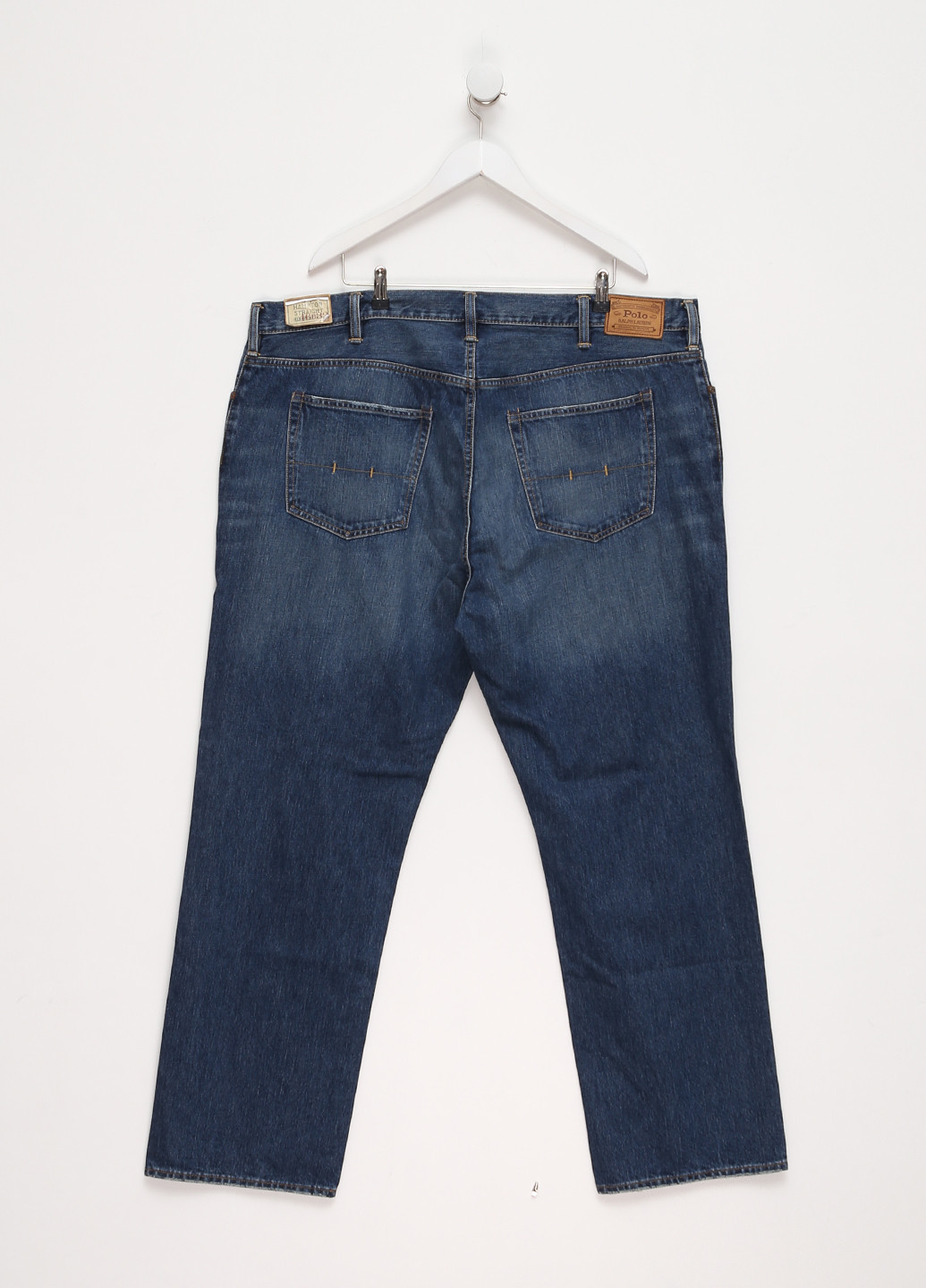 Темно-синие демисезонные прямые джинсы Ralph Lauren