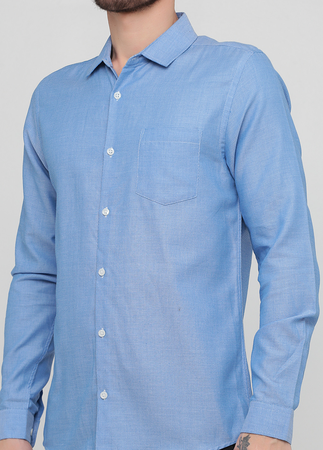 Голубой кэжуал рубашка перец с солью Development
