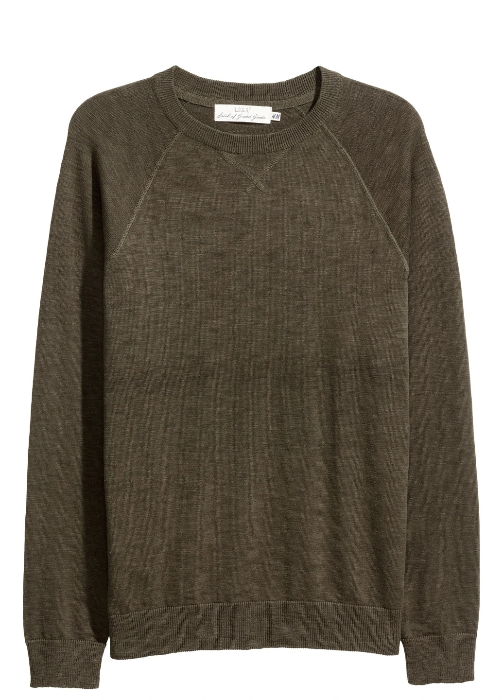 Темно-зелений джемпер,болотний, H&M