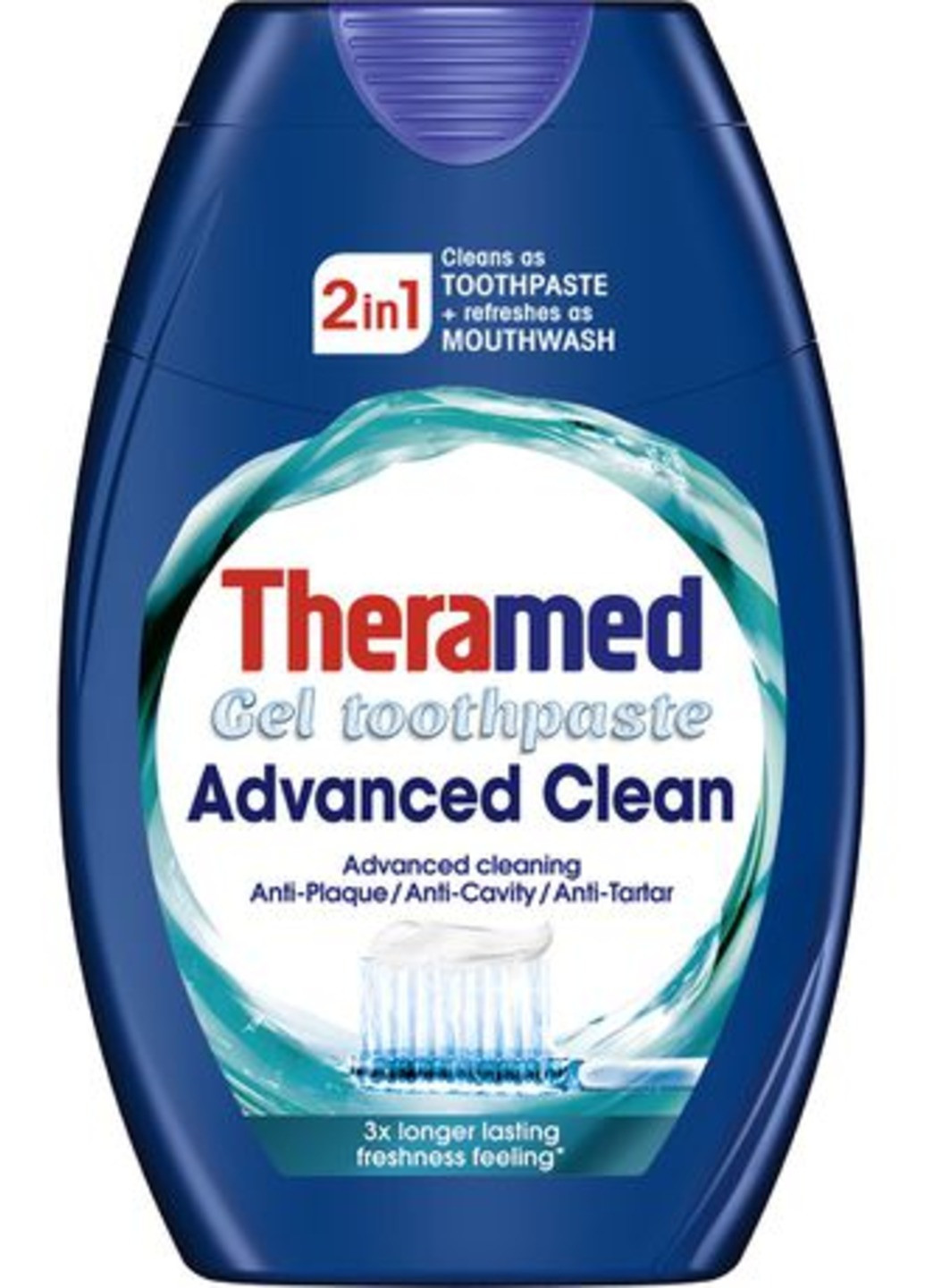 Зубна паста-ополіскувач Advanced Clean 2in1 75 мл Theramed (253097578)
