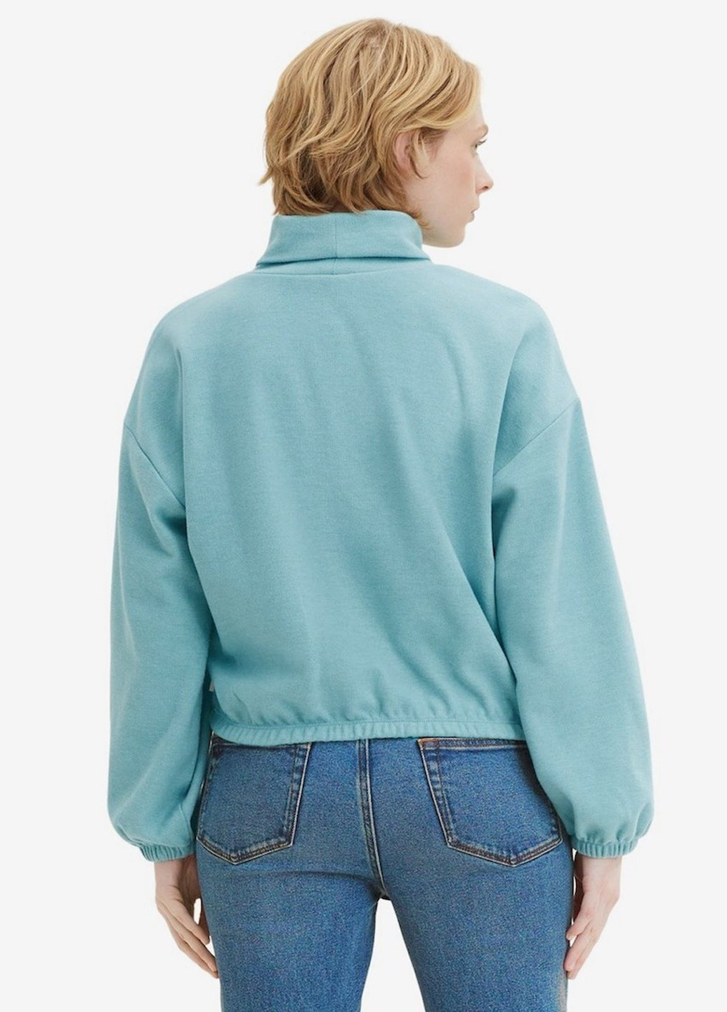 Бірюзовий демісезонний светр Tom Tailor