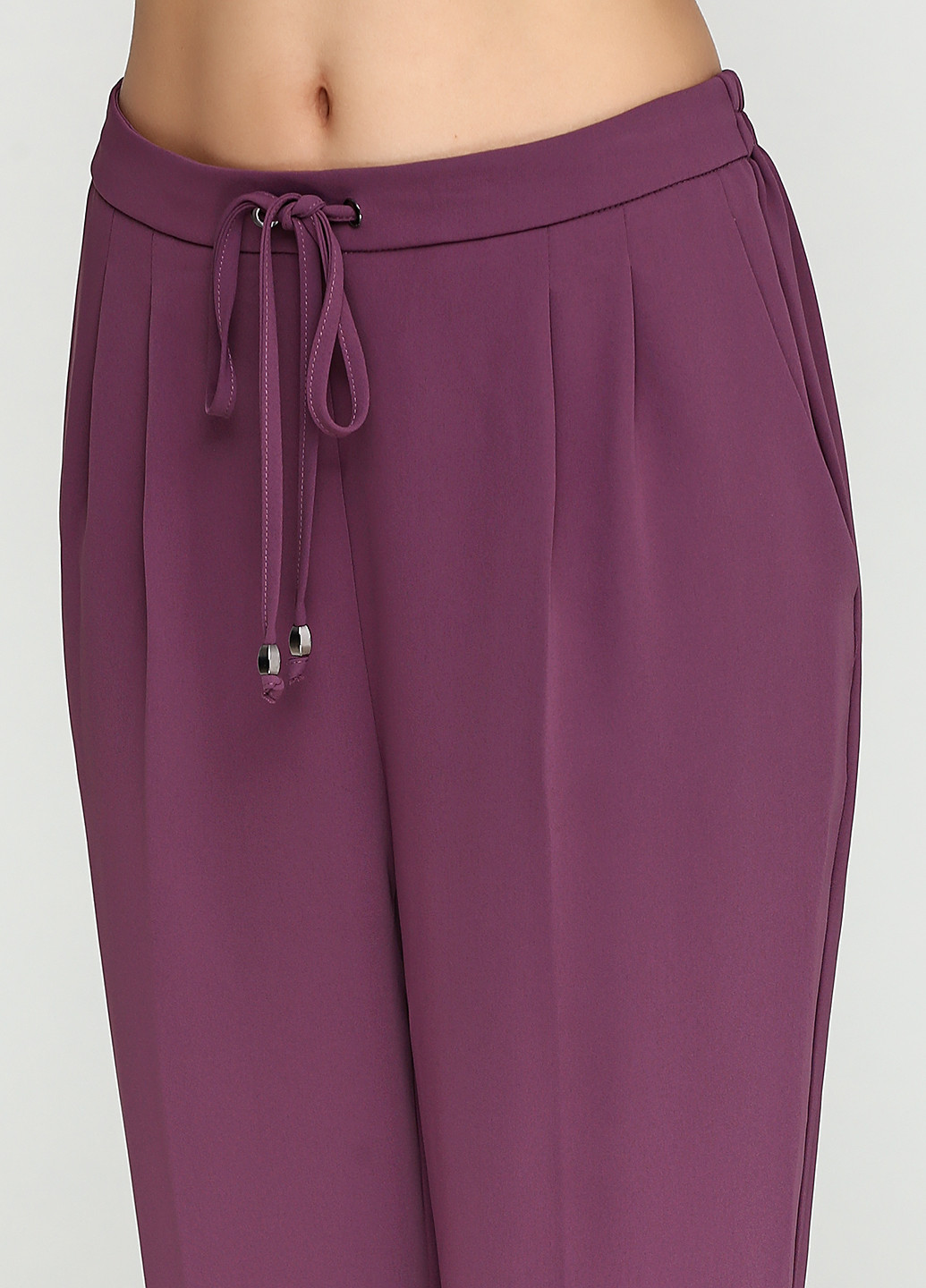 Костюм (блуза, брюки) Dzyn Line брючный однотонный темно-розовый деловой