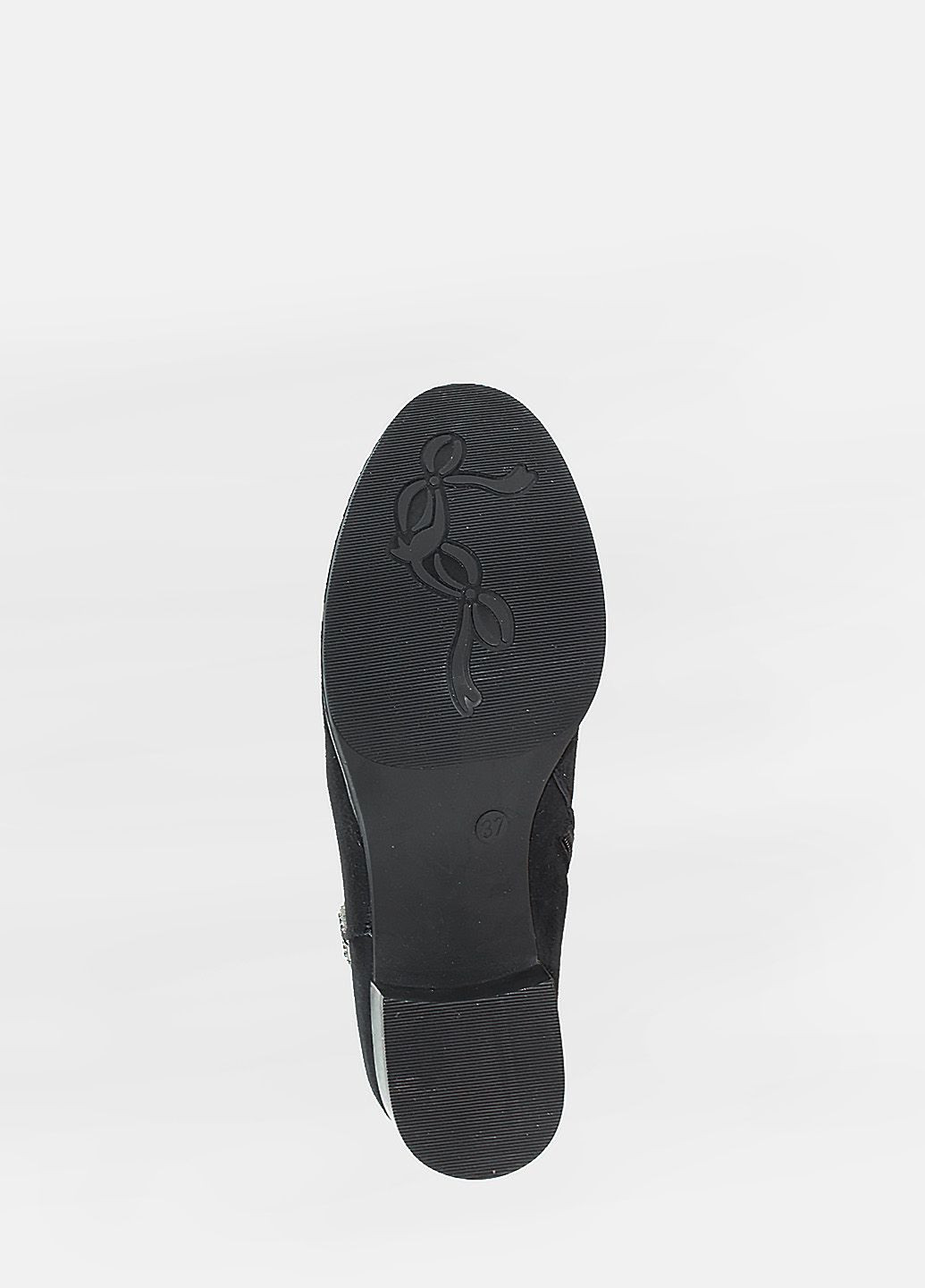 Осенние ботинки rv677-11 черный Vira из натуральной замши