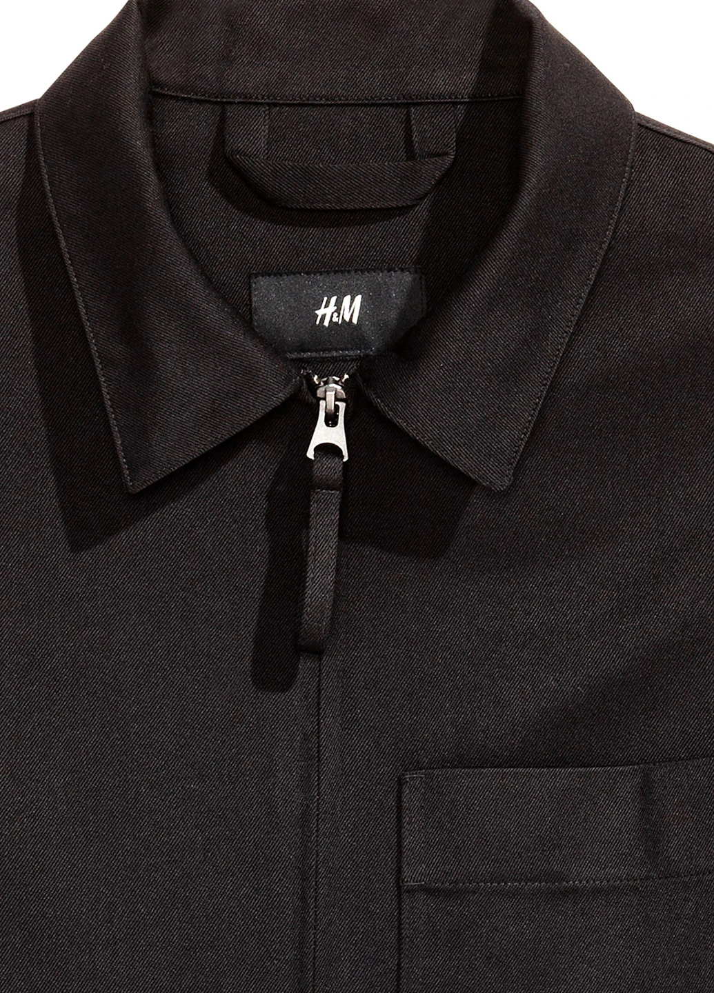 Черная демисезонная ветровка H&M