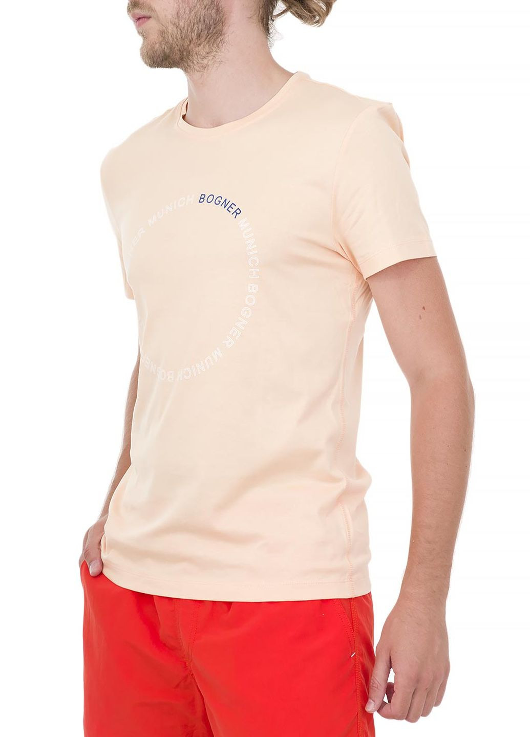 Оранжевая футболка Bogner