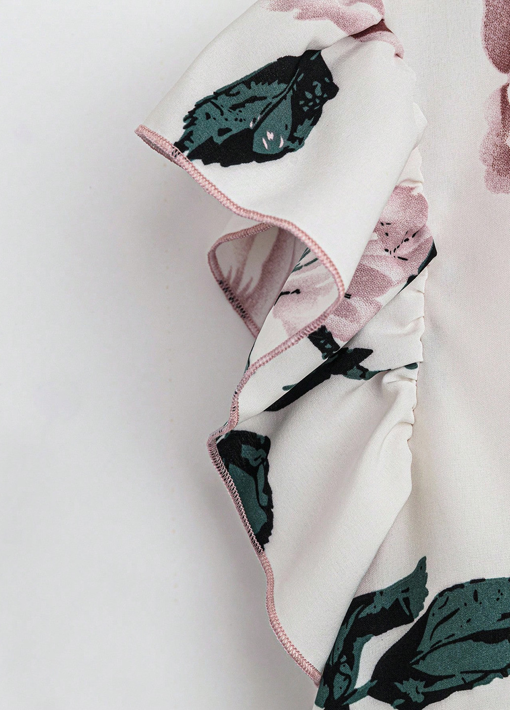 Бузковий літній комплект (блуза, штани) SHEIN