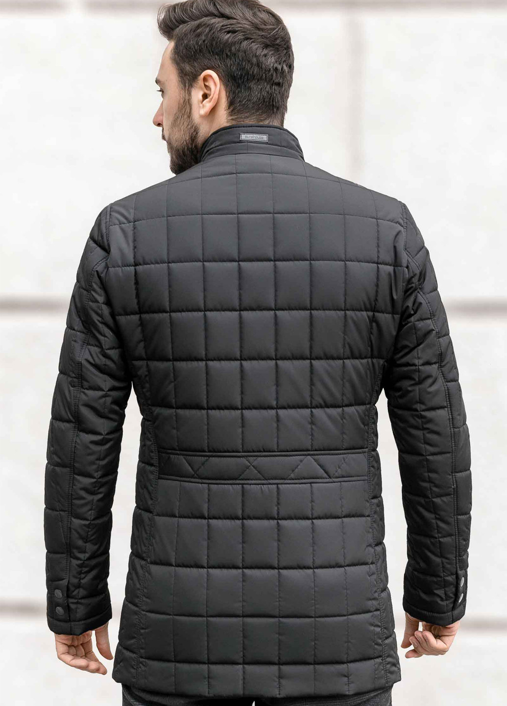 Темно-серая демисезонная куртка Sun's House