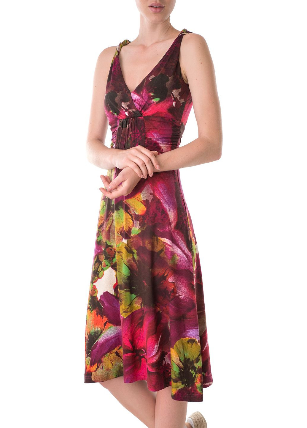 Комбинированное кэжуал платье Apanage с абстрактным узором