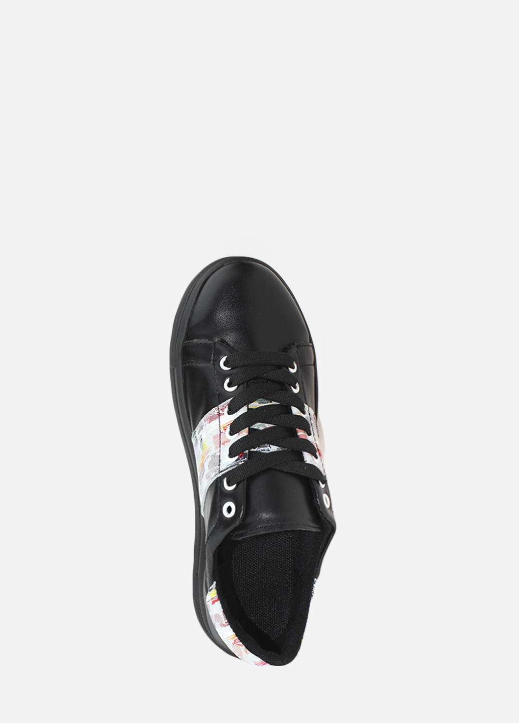 Черные демисезонные кроссовки rvk67-6 черный Vialana