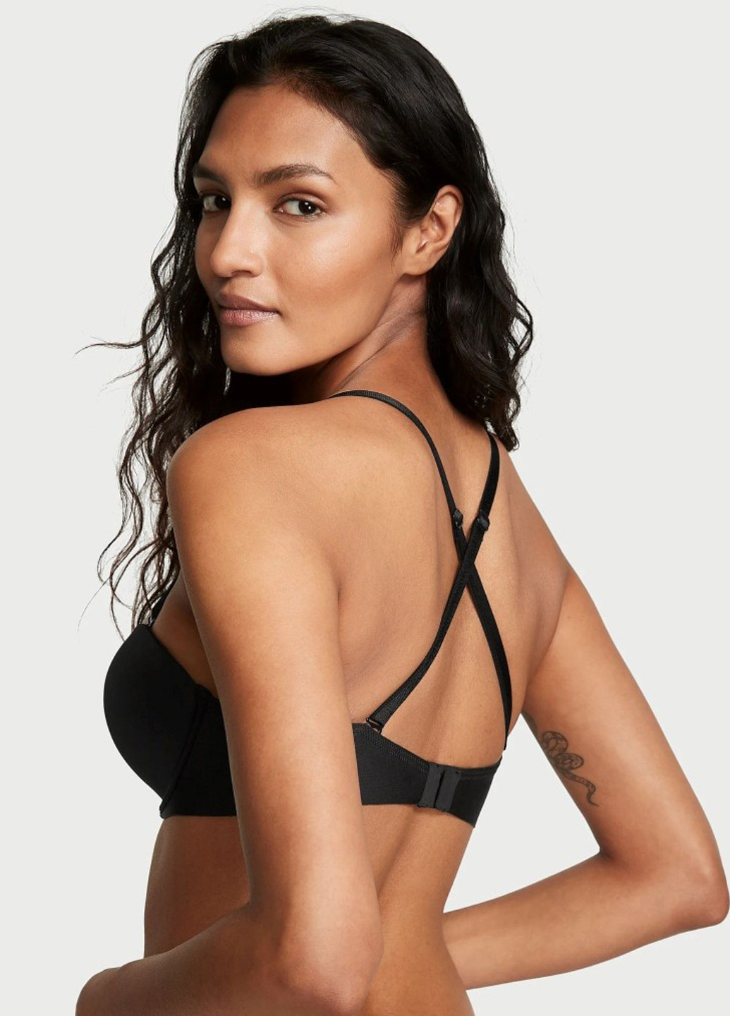 Черный демисезонный комплект (бюстгальтер, трусики) Victoria's Secret