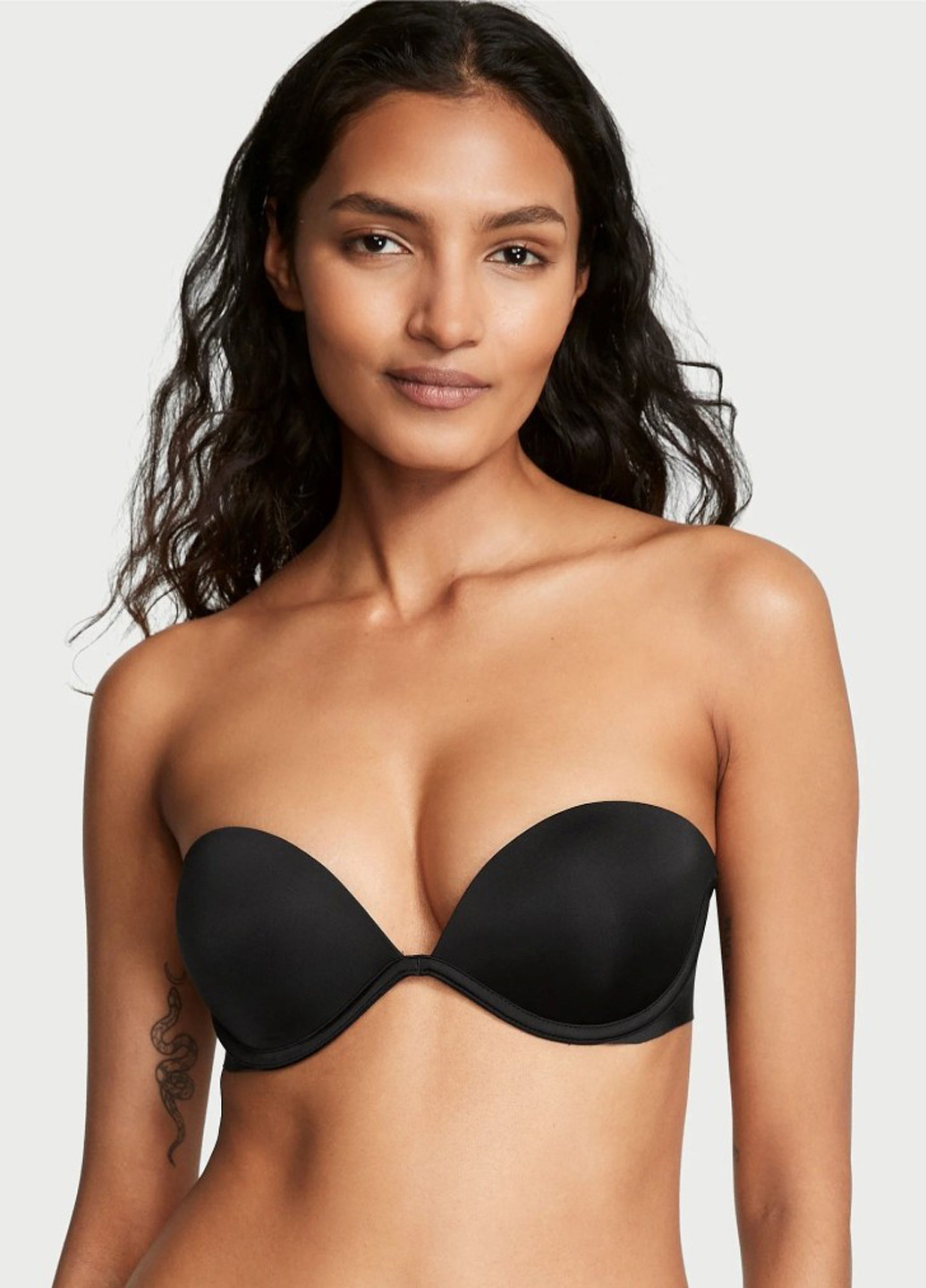 Черный демисезонный комплект (бюстгальтер, трусики) Victoria's Secret