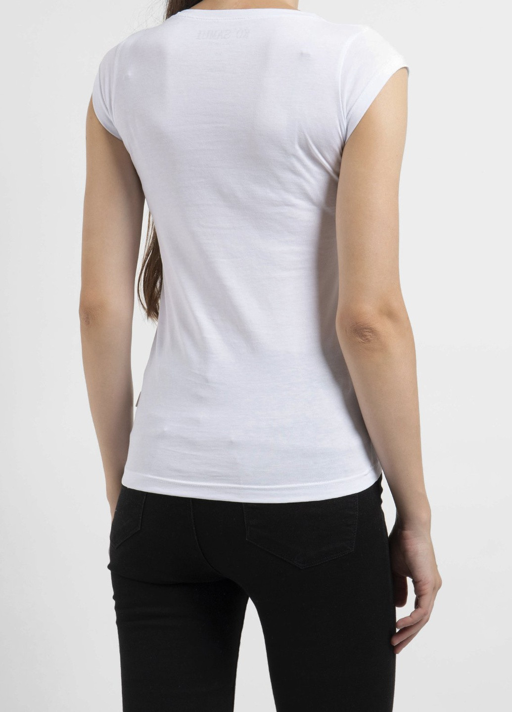 Белая футболка с принтом Ko Samui - (250382593)