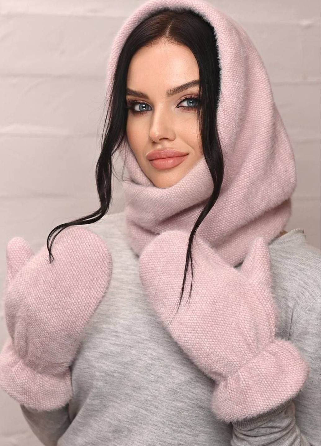 Комплект (бактус, рукавиці) No Brand (365960113)