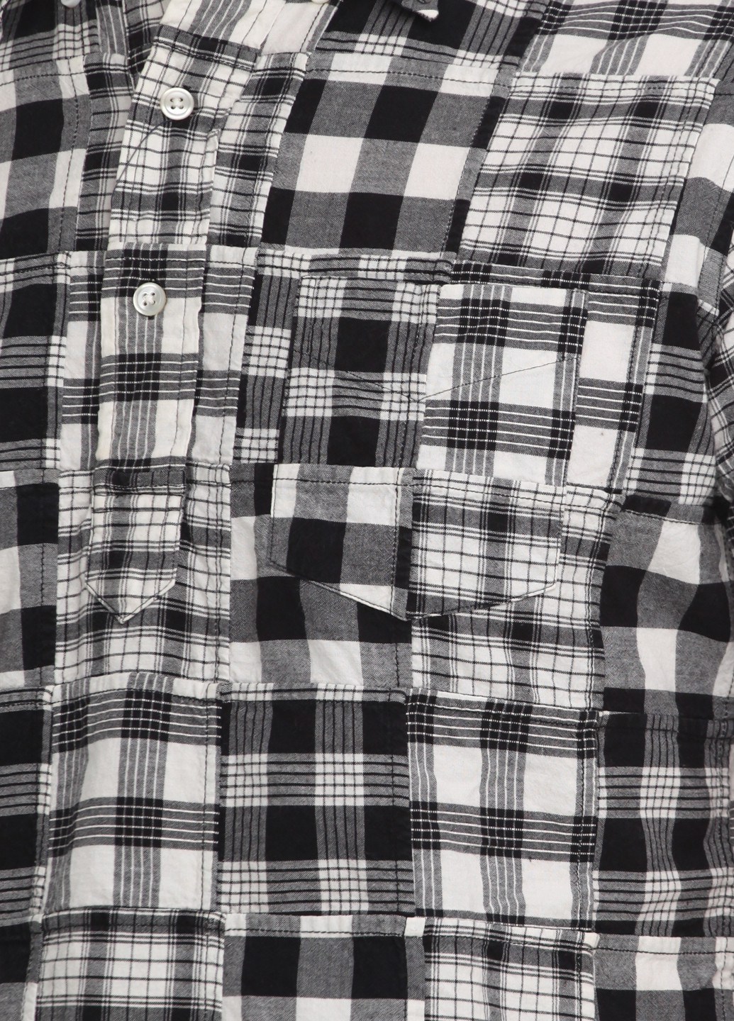 Серая кэжуал рубашка в клетку Ralph Lauren с коротким рукавом