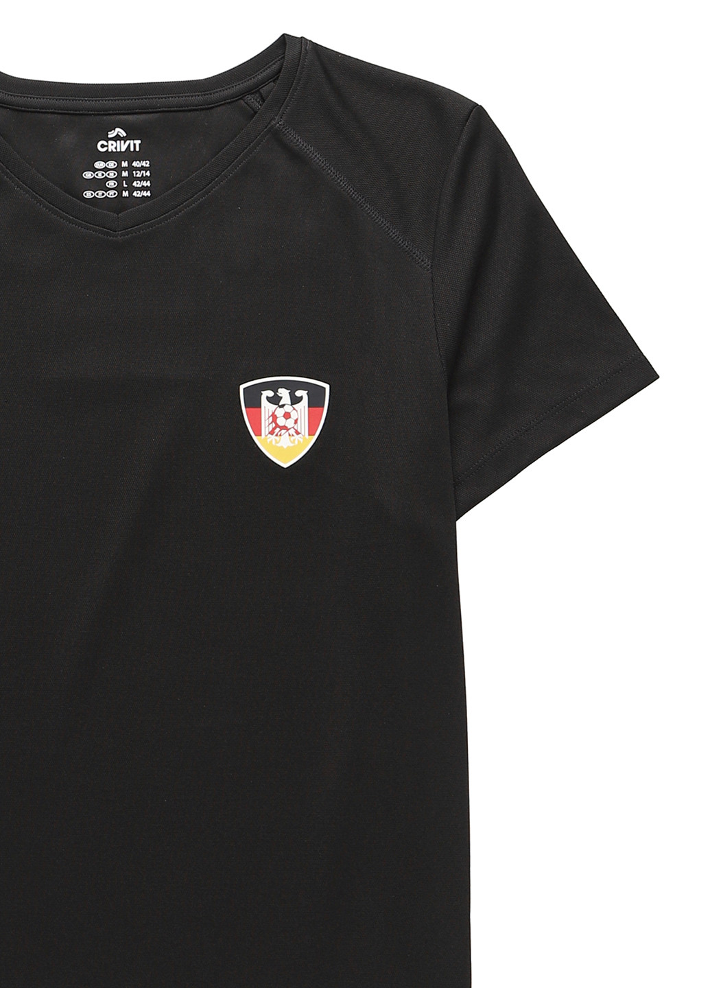 Чорна футболка Crivit