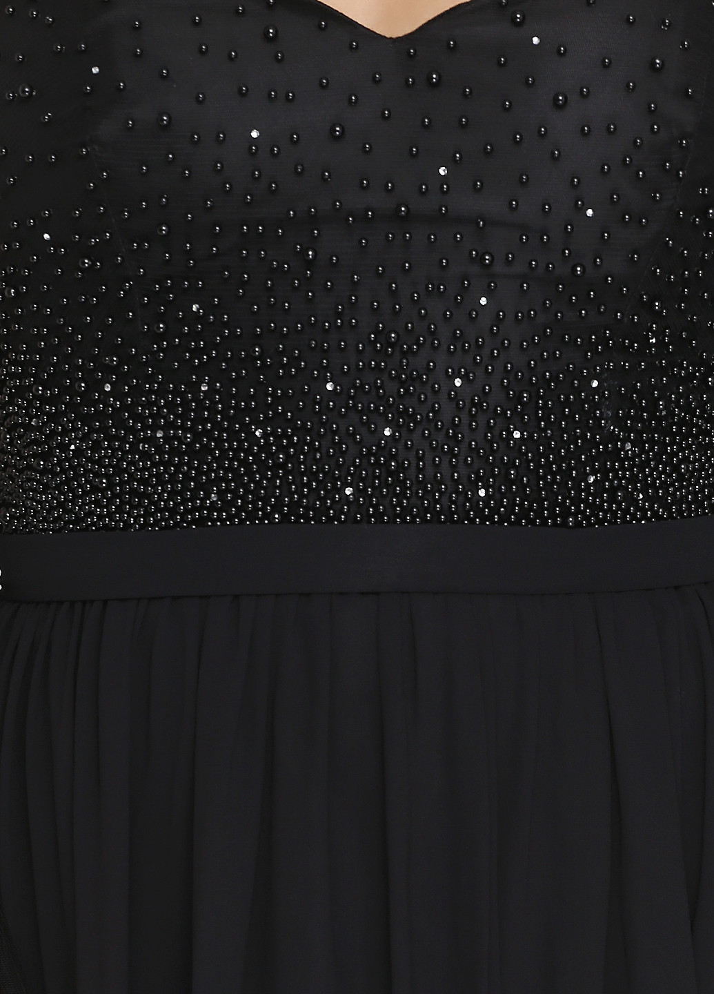 Черное вечернее платье Mascara однотонное