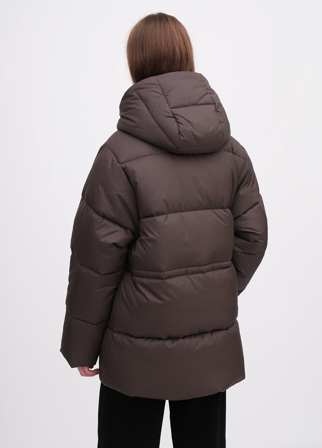 Темно-коричневая демисезонная куртка EQUILIBRI