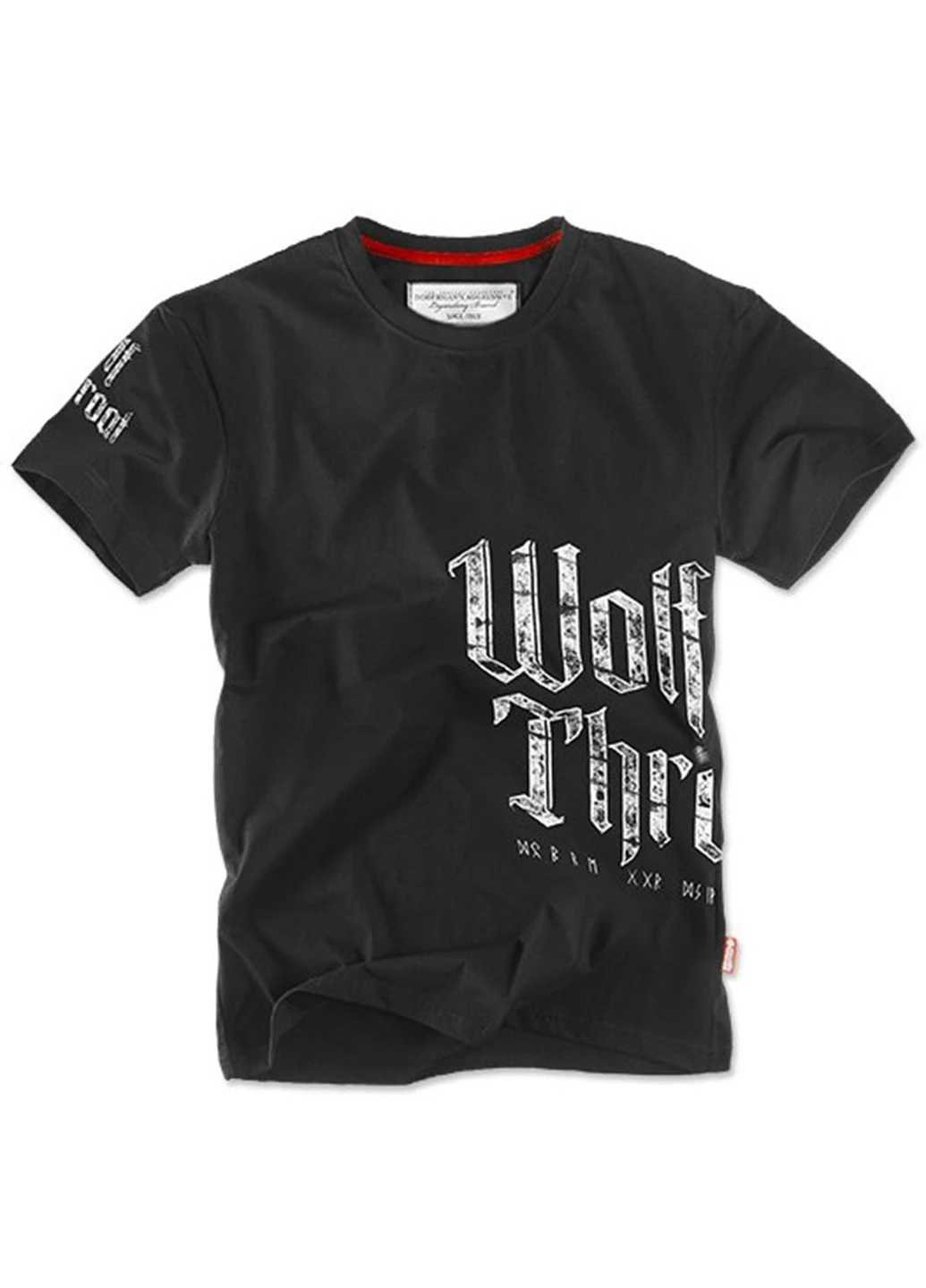 Черная футболка dobermans wolf throat ts104bk Dobermans Aggressive