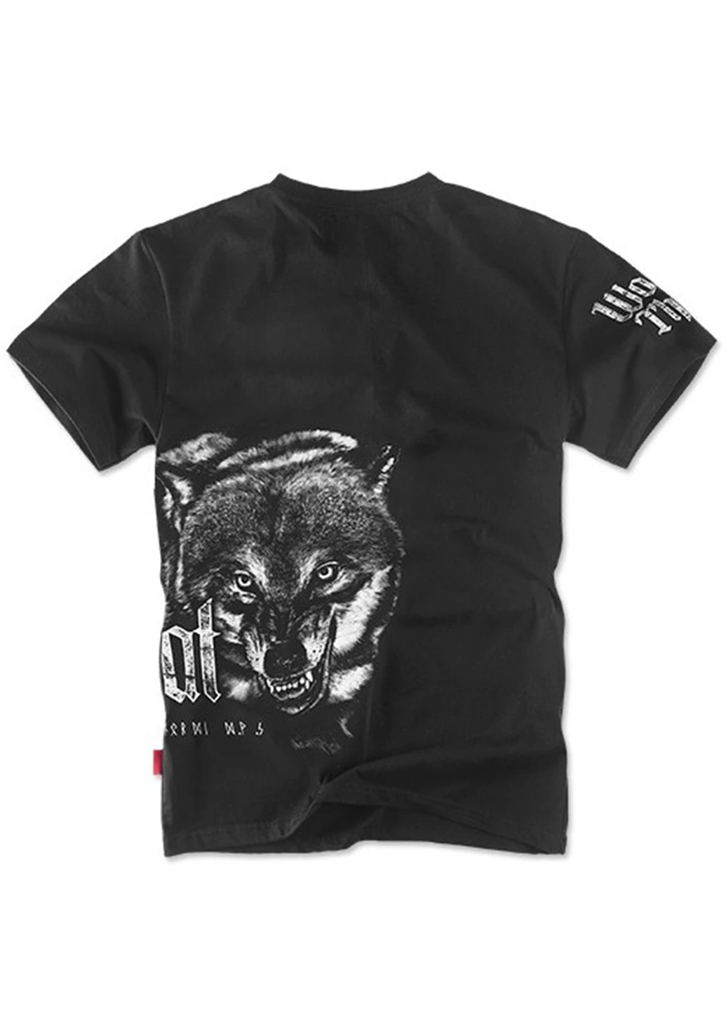 Черная футболка dobermans wolf throat ts104bk Dobermans Aggressive