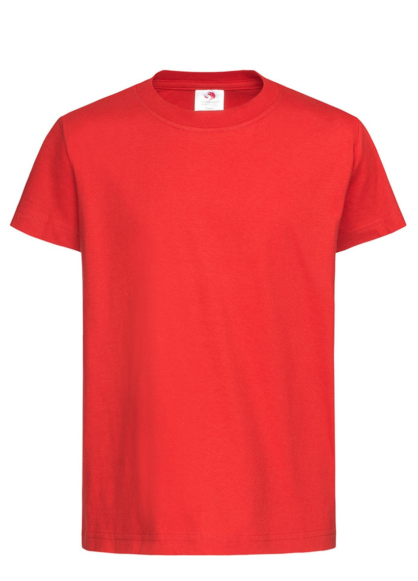 Красная демисезонная футболка st2200-sre детская classic-t kids scarlet red Stedman