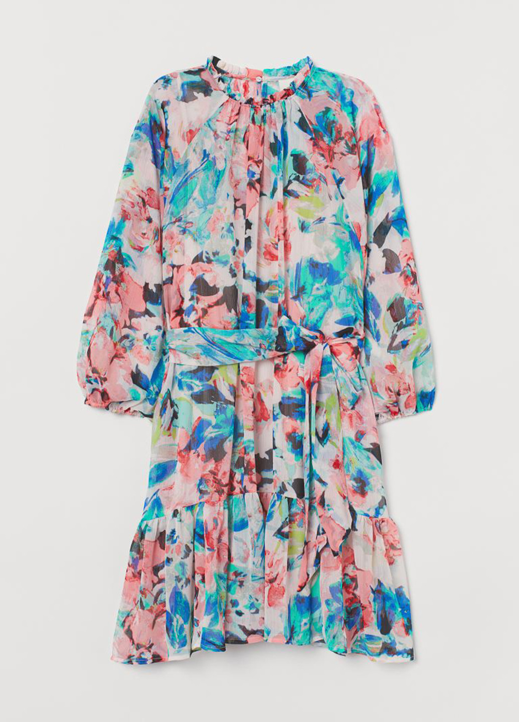 Комбінована кежуал плаття, сукня H&M з абстрактним візерунком